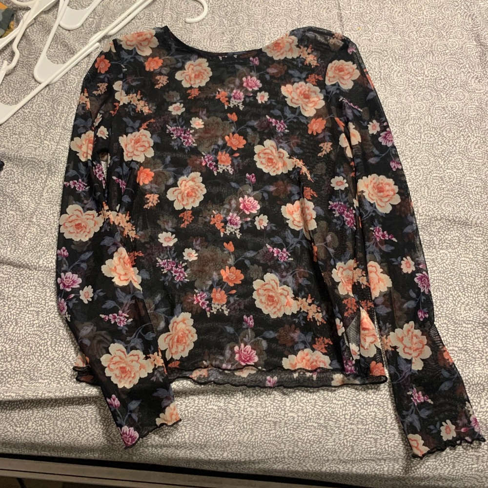 American eagle floral shirt